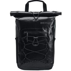 Under Armour Backpack 18L UA Storm Water Repellent Black Summit Roll Top Bag